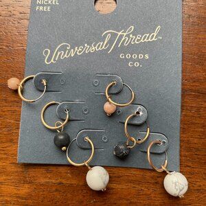 Bundle 3/$12. Universal Thread Trio of Dangle Earrings